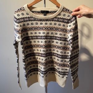 J. Crew Wool Fair Isle Sweater